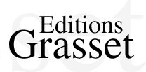 Grasset & Fasquelle Éditions