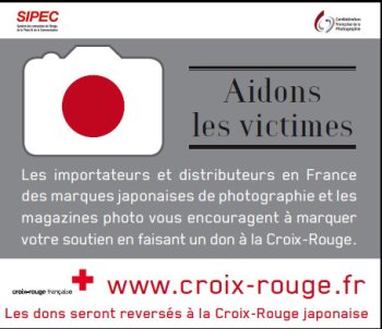 Le marché photographique français solidaires des sinistrés du Japon