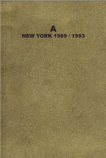 A New York 1989-1993